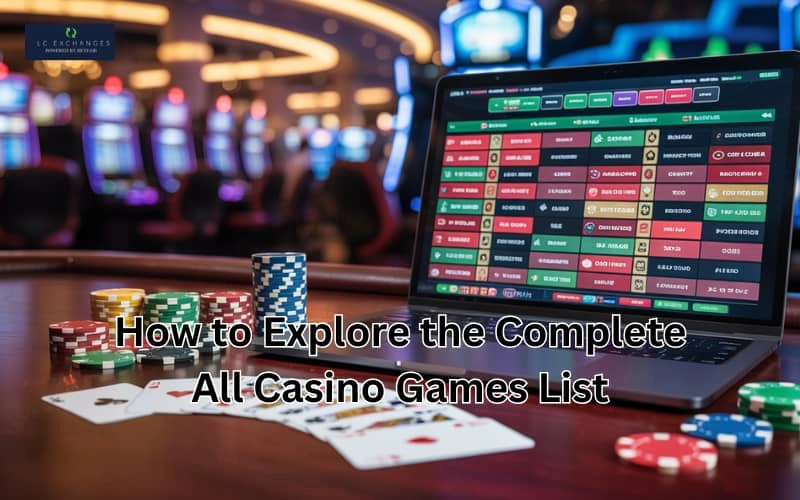 all casino games list