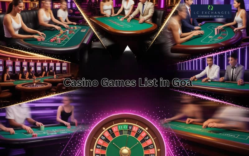 casino games list in goa